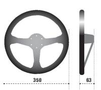 SPARCO 015L800SC Sparco Steering Wheel L777 Suede Black