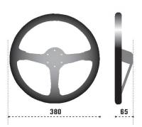 SPARCO 015R368MSN Sparco Steering Wheel 368 Suede Black