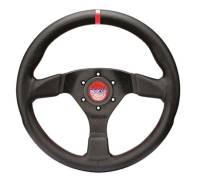 SPARCO 015R383PLUNRS Sparco Steering Wheel R383 Champion Black Leather / Red Stitching