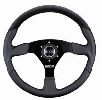 SPARCO 015TL522TUV Sparco Steering Wheel L505 Lap 5 Blk/Blk/Blk