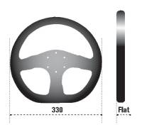 SPARCO 015TRGL1TUV Sparco Steering Wheel Ring L360 Leather Black