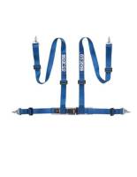 SPARCO 04604BM1AZ Sparco Belt 2 Inch Blue 4Pt Snap-In