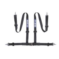 SPARCO 04604BM1NR Sparco Belt 2 Inch Black 4Pt Snap-In