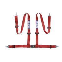 SPARCO 04604BM1RS Sparco Belt 2 Inch Red 4Pt Snap-In