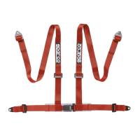 SPARCO 04604BV1RS Sparco Belt 2 Inch Red 4Pt Bolt-In