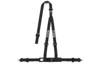 SPARCO 04608DF1NR Sparco Belt 2 Inch Black 3Pt Double Release