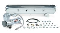 Air Lift 27803 Air Lift 4 Gal. 7-Port Tank w/ Viair 444c Chrome Compressor (Incl. Fittings & Mounting Hardware)