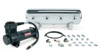Air Lift 27805 Air Lift 2.5 Gal. Polished Tank w/ Viair 444b Blk Compressor (Incl. Fittings & Mounting Hardware)