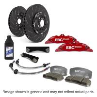 EBC Brakes BBK003RED-3 EBC Racing 92-00 BMW M3 (E36) w/Meyle Control Arms Red Apollo-4 Calipers 330mm Rotors Front BBK
