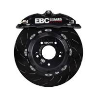 EBC - EBC Brakes BBK023BLK-1 EBC Racing 04-09 Volkswagen GTI (Mk5) Black Apollo-4 Calipers 330mm Rotors Front Big Brake Kit - Image 2
