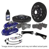 EBC Brakes BBK033BLU-1 EBC Racing 13-19 Volkswagen Golf GTI Blue 6 Piston Apollo Calipers 355mm Rotors Front Big Brake Kit