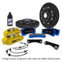 EBC Brakes BBK035YEL-1 EBC Racing 14-19 BMW M3 F80/F82/F87 3.0T Yellow Apollo-4 380mm Rotors Front Big Brake Kit