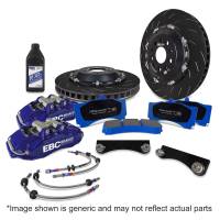 EBC Brakes BBK039BLU-1 EBC Racing 2019+ BMW M235i (F44) Blue 6 Piston Apollo Calipers 355mm Rotors Front Big Brake Kit
