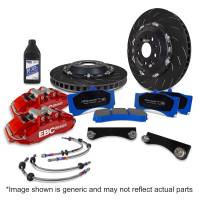 EBC Brakes BBK047RED-1 EBC Racing 92-05 BMW 3-Series E36/E46 Red Apollo-6 Calipers 355mm Rotors Front Big Brake Kit