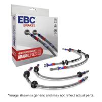 EBC Brakes BLA7539-4L EBC 99-06 Audi TT 1.8T Stainless Steel Brake Line Kit - Fits 2000-2006 Audi TT