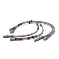 EBC - EBC Brakes BLA7571-6L EBC 08-10 BMW M3 4.0L Stainless Steel Brake Line Kit - Fits 2008-2011 BMW M3 - Image 2