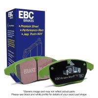 EBC Brakes DP2116 EBC 68-83 Fiat 124 1.6 Greenstuff Front Brake Pads - Fits select 1968-1983 Fiat models