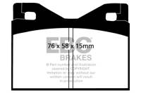 EBC - EBC Brakes DP2126 EBC 71-75 Ferrari 365 GTBB 4.4 Greenstuff Rear Brake Pads - Fits select 1966-1975 BMW, Ferrari applications - Image 4