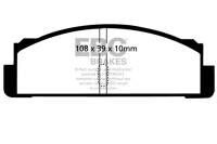 EBC - EBC Brakes DP2130 EBC 68-83 Fiat 124 1.6 Greenstuff Rear Brake Pads - Fits 1968-1983 Fiat 124, X-1/9, 128 - Image 3
