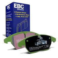 EBC Brakes DP21517 EBC 06-13 Audi A3 2.0 Turbo (Girling rear caliper) Greenstuff Front Brake Pads - Fits select 2004-2019 Volkswagen, Audi applications