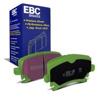 EBC Brakes DP21518 EBC 06-13 Audi A3 2.0 Turbo (Girling rear caliper) Greenstuff Rear Brake Pads - Fits select 2005-2019 Volkswagen, Audi applications