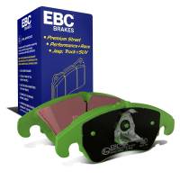 EBC Brakes DP21986 EBC 09-11 Audi A4 2.0 Turbo Greenstuff Front Brake Pads - Fits select 2008-2017 Audi models