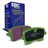 EBC Brakes DP22082 EBC 11 Audi A6 2.0 Turbo Greenstuff Rear Brake Pads - Fits select 2011-2023 Audi, Porsche applications