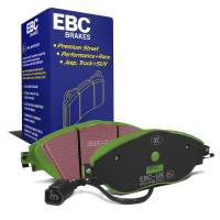 EBC Brakes DP22127 EBC 12+ Volkswagen CC 3.6 Greenstuff Front Brake Pads - Fits select 2012-2023 Volkswagen models