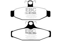 EBC Brakes DP31165C EBC 93-00 Aston Martin Virage 5.3 (AP Caliper) Redstuff Rear Brake Pads - Fits 1993-1994 Aston Martin Virage