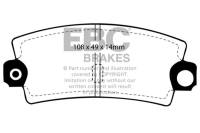 EBC - EBC Brakes DP3189C EBC 85-90 Lotus Esprit 2.2 Redstuff Rear Brake Pads - Fits 1986-1992 Lotus Esprit - Image 2