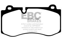 EBC - EBC Brakes DP31943C EBC 07-08 Mercedes-Benz CL550 5.5 Redstuff Front Brake Pads - Fits select 2007-2014 Mercedes-Benz models - Image 2