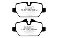 EBC - EBC Brakes DP32102C EBC 10+ Mini Countryman 1.6 Cooper Redstuff Rear Brake Pads - Fits 2011-2016 Mini Cooper Countryman, Cooper Paceman - Image 4