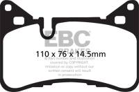 EBC - EBC Brakes DP32117C EBC 14 Mercedes-Benz C63 AMG (W204) 6.2 Redstuff Rear Brake Pads - Fits select 2010-2018 Mercedes-Benz models - Image 2
