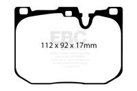 EBC - EBC Brakes DP32130C EBC 14-18 BMW M3 3.0 Twin Turbo (F80) Redstuff Front Brake Pads - Fits select 2012-2023 BMW models - Image 2