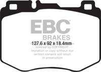 EBC - EBC Brakes DP32210C EBC 15-16 Mercedes-Benz C400 (W205) 3.0 Twin Turbo 4-Matic Redstuff Front Brake Pads - Fits 2015-2023 Mercedes-Benz C300, GLC300 - Image 4