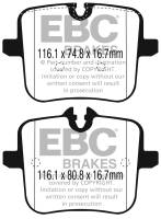 EBC - EBC Brakes DP32320C EBC 2018+ BMW M5 4.4TT (F90) Redstuff Rear Brake Pads - Fits select 2017-2023 BMW models - Image 2