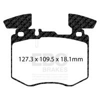 EBC - EBC Brakes DP32408C EBC 19-22 Mercedes-Benz GLC300 (Coupe C253) 4Matic 2.0T Redstuff Front Brake Pads - Fits 2019-2022 Mercedes-Benz GLC300 - Image 2