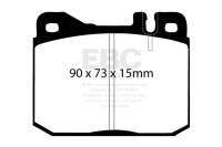 EBC - EBC Brakes DP3261C EBC 76-79 Mercedes-Benz 230 Redstuff Front Brake Pads - Fits select 1972-1991 Mercedes-Benz models - Image 2