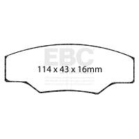 EBC Brakes DP4003R EBC Brakes Yellowstuff Performance Brake Pads