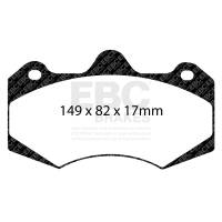 EBC Brakes DP4062R EBC AP Racing Caliper CP7040 Yellowstuff Brake Pads - Fits 2012-2021 McLaren 570S, MP4-12C, 570GT