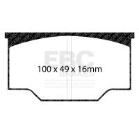 EBC Brakes DP4073R EBC Alcon A-Type Yellowstuff Brake Pads