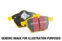 EBC - EBC Brakes DP41232R EBC 98 Mercedes-Benz M-Class (ML) ML320 3.2 Yellowstuff Front Brake Pads - Image 2