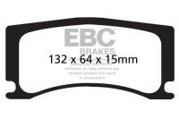 EBC - EBC Brakes DP42112R EBC 08-09 Jaguar XKR 4.2 Supercharged (Portfolio) Yellowstuff Rear Brake Pads - Fits 2008-2015 Jaguar XKR - Image 4