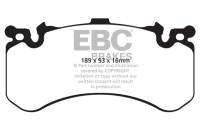 EBC - EBC Brakes DP42158R EBC 11+ Audi A8 Quattro 6.3 (Cast Iron Rotors) Yellowstuff Front Brake Pads - Fits select 2012-2018 Audi models - Image 4