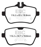 EBC - EBC Brakes DP42180R EBC 14+ Mercedes-Benz S550 4.7 Twin Turbo Yellowstuff Rear Brake Pads - Fits select 2013-2020 Mercedes-Benz models - Image 3