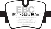 EBC - EBC Brakes DP42190R EBC 13+ Jaguar F-Type (Cast Iron Rotors Only) 3.0 Supercharged (340) Yellowstuff Rear Brake Pads - Fits 2014-2023 Jaguar F-Type - Image 4