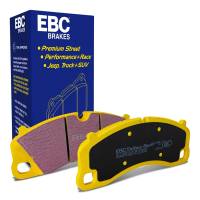 EBC Brakes DP42206R EBC 13-15 Porsche 911 (991) (Cast Iron Rotor only) 3.8 GT3 Yellowstuff Front Brake Pads - Fits 2013-2023 Porsche 911, 718 Cayman