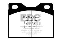 EBC - EBC Brakes DP4220R EBC 76-85 Porsche 924 2.0 Yellowstuff Front Brake Pads - Fits 1977-1982 Porsche 924 - Image 4