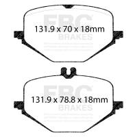 EBC Brakes DP42443R EBC 2018+ Mercedes-Benz G63 AMG (BM463) 4.0TT Yellowstuff Rear Brake Pads - Fits 2019-2023 Mercedes-Benz G63 AMG, GLS450