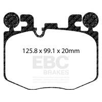 EBC - EBC Brakes DP42522R EBC 2022+ Toyota GR Supra 3.0T / 2022+ BMW M240 Coupe Yellowstuff Front Brake Pads - Fits select 2022-2025 BMW models - Image 3